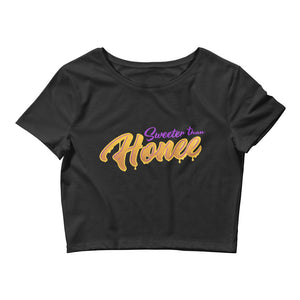 Open image in slideshow, Sweeter Than Honee Women’s Crop Tee
